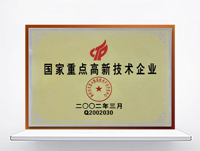 國家重點高新技術(shù)企業(yè)